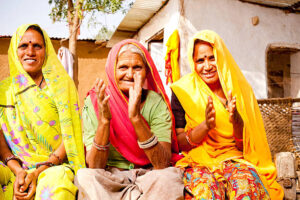 Rural women benefiting from Lakhpati Didi Yojana through Interest-Free Loans for Women.