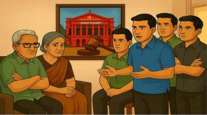 Grandfather ancestral property sale legal process in Telugu