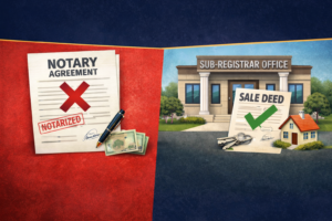 Notary agreement does not give property ownership Telugu awareness - Teluguways.com