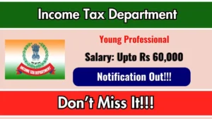 Income Tax Young Professional Jobs 2026 in Karnataka