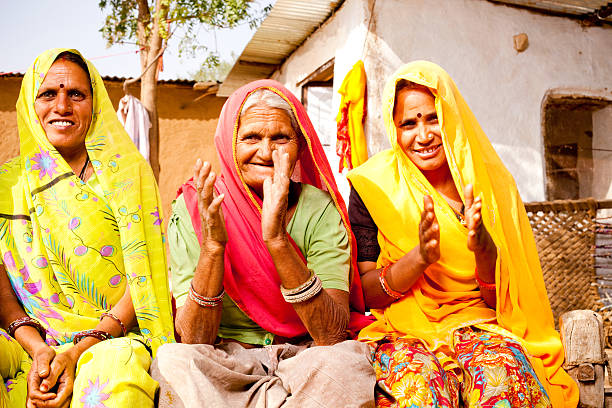 Rural women benefiting from Lakhpati Didi Yojana through skill training and self-employment opportunities.