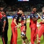 RCB players celebrate victory against PBKS in IPL 2025 Qualifier 1 match