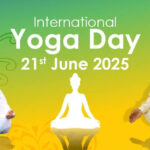 People practicing yoga on International Yoga Day 2025