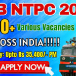 RRB NTPC 2025 Vacancies Registration for 5810 Graduate Posts 🚆