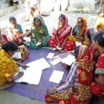 DWCRA women working in Andhra Pradesh clusters for empowerment and self-employment.