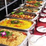 High income canteen business earning setup with food counter and customers