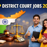 AP District Court Jobs 2026 featured image showing Andhra Pradesh map and court symbols
